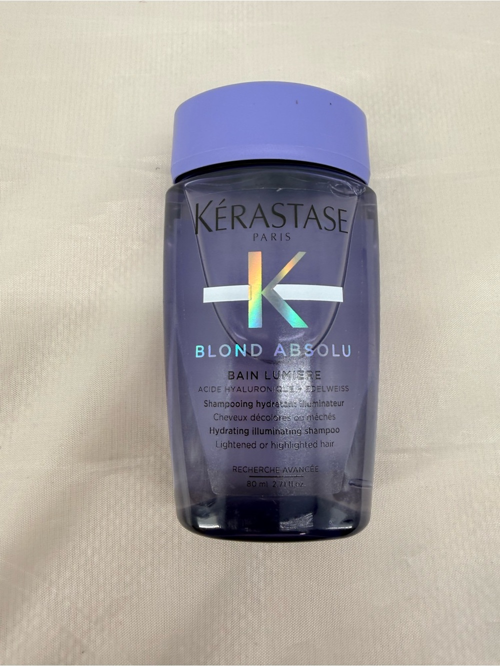 Kérastase Blond Absolu Bain Lumiere Hydrating Shampoo 2.7 oz 80ml Travel Size